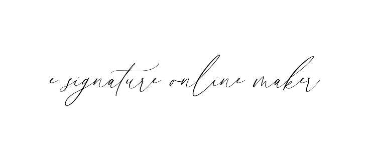 Handwritten Signature for E-signature-online-maker - Style 134 Online