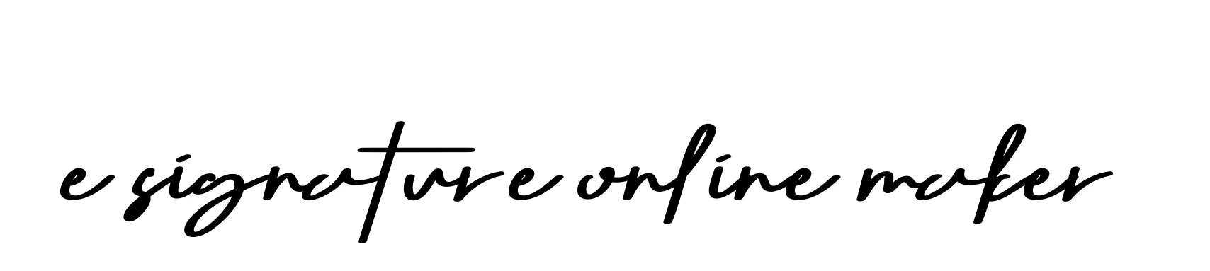 Handwritten Signature for E-signature-online-maker - Style 135 Online