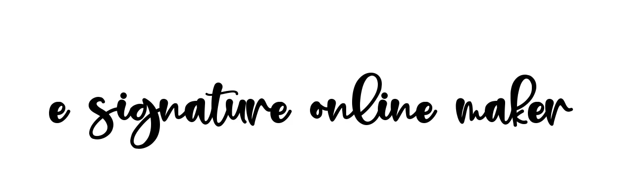 Handwritten Signature for E-signature-online-maker - Style 136 Online