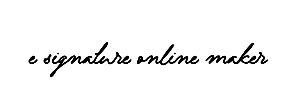 Handwritten Signature for E-signature-online-maker - Style 138 Online