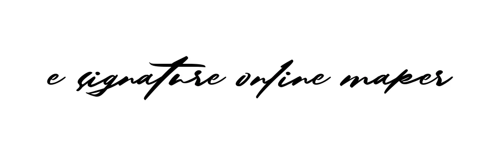 Handwritten Signature for E-signature-online-maker - Style 140 Online