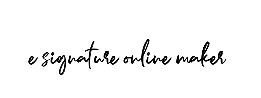 Handwritten Signature for E-signature-online-maker - Style 141 Online