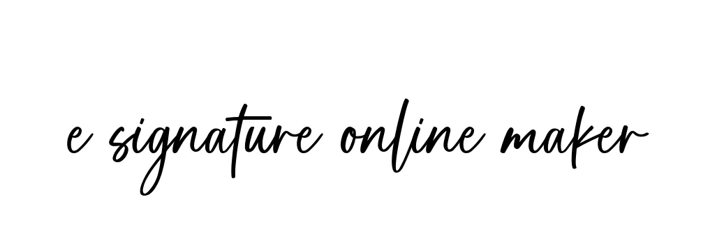 Handwritten Signature for E-signature-online-maker - Style 142 Online