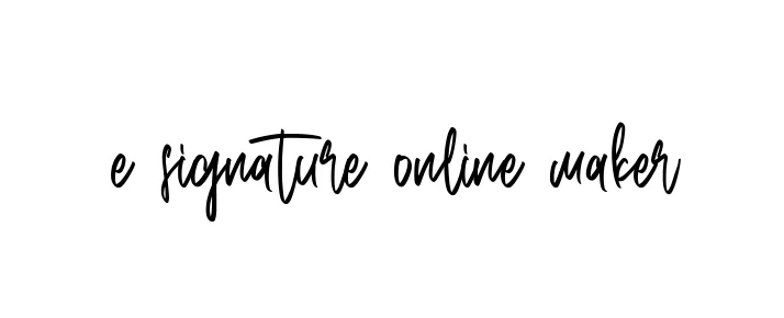 Handwritten Signature for E-signature-online-maker - Style 143 Online