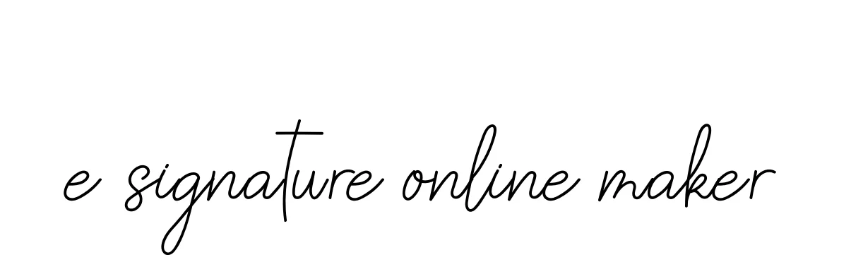 Handwritten Signature for E-signature-online-maker - Style 145 Online