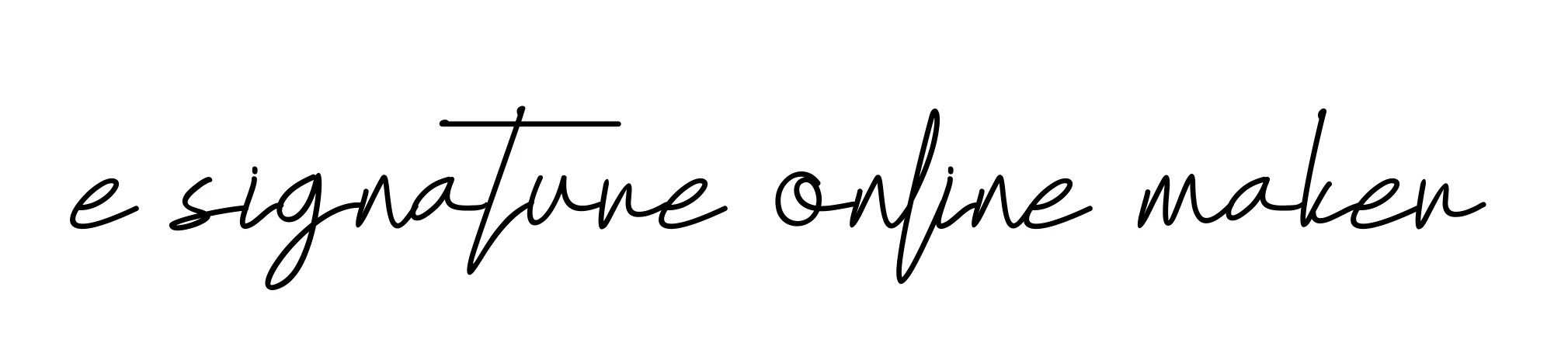 Handwritten Signature for E-signature-online-maker - Style 155 Online