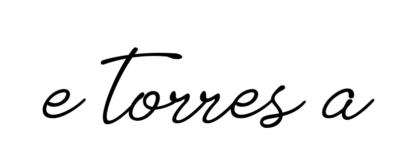 Handwritten Signature for E-torres-a - Style 151 Online