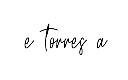 Handwritten Signature for E-torres-a - Style 154 Online
