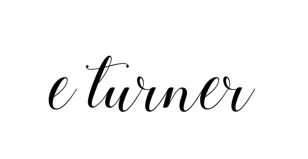 Handwritten Signature for E-turner - Style 144 Online