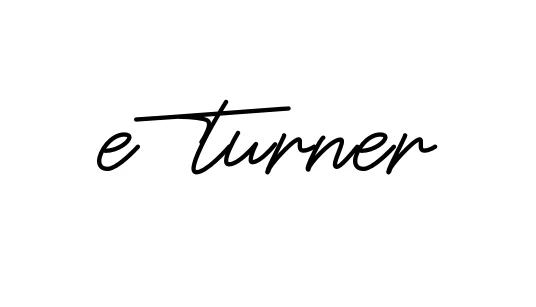 Handwritten Signature for E-turner - Style 150 Online