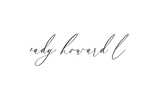 Handwritten Signature for Eady-howard-l - Style 134 Online