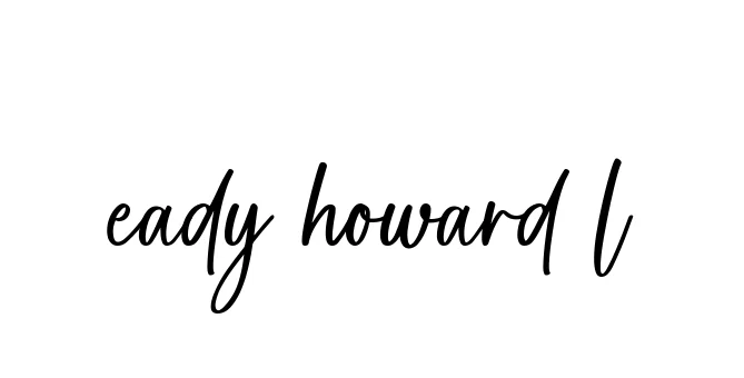 Handwritten Signature for Eady-howard-l - Style 142 Online