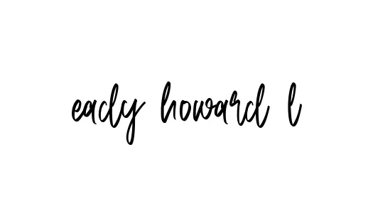 Handwritten Signature for Eady-howard-l - Style 143 Online