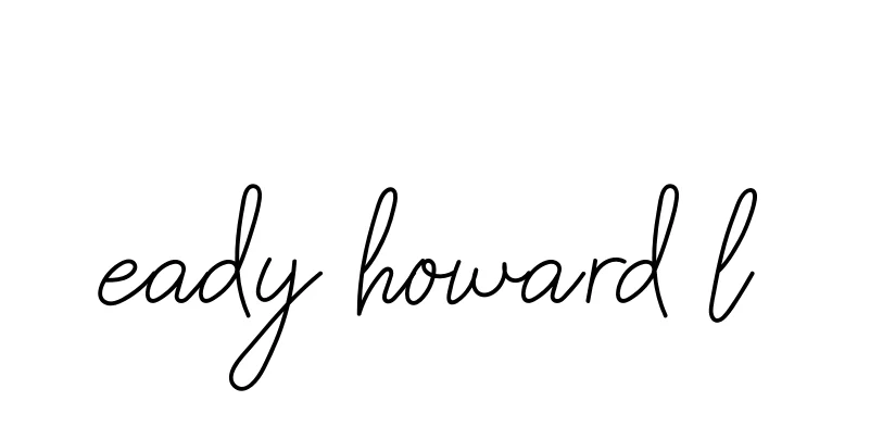 Handwritten Signature for Eady-howard-l - Style 145 Online