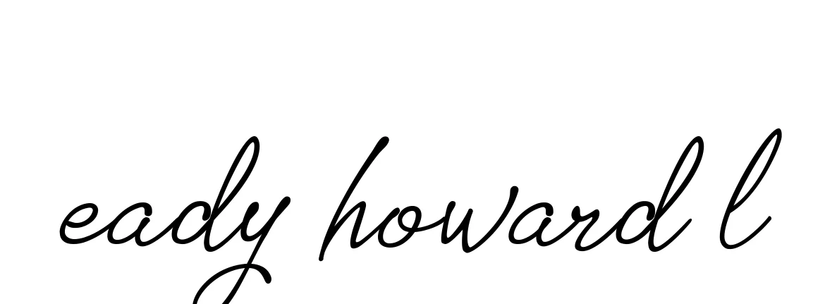 Handwritten Signature for Eady-howard-l - Style 151 Online