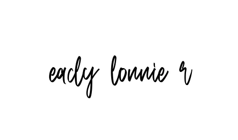 Handwritten Signature for Eady-lonnie-r - Style 143 Online