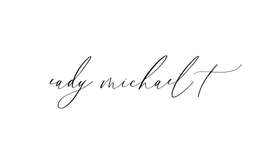 Handwritten Signature for Eady-michael-t - Style 134 Online