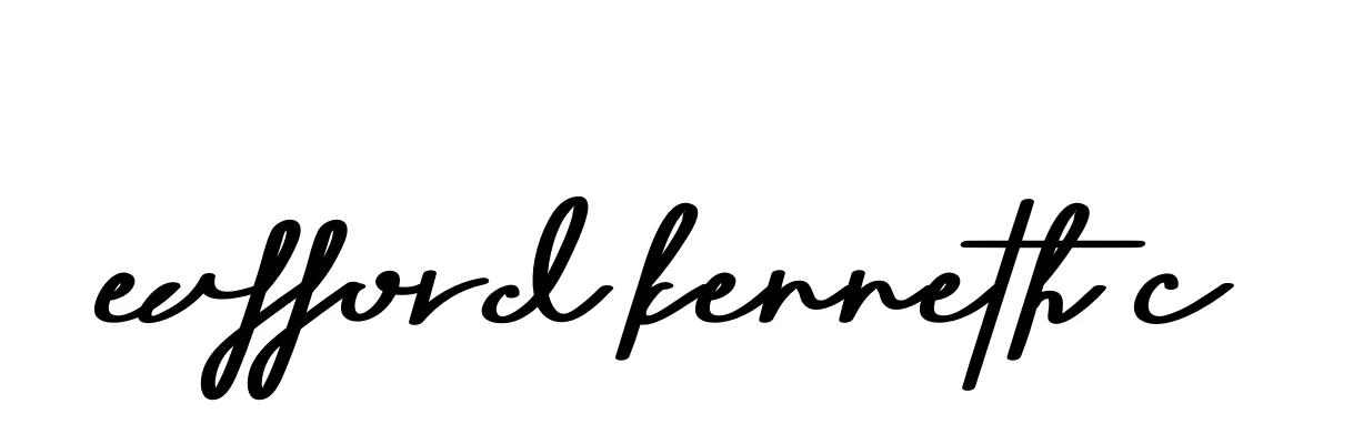 Handwritten Signature for Eafford-kenneth-c - Style 135 Online