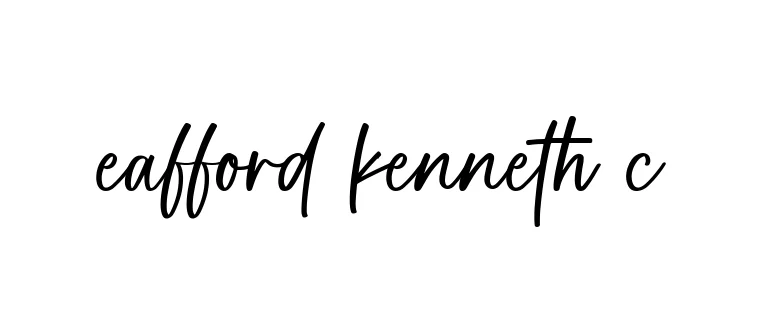 Handwritten Signature for Eafford-kenneth-c - Style 142 Online