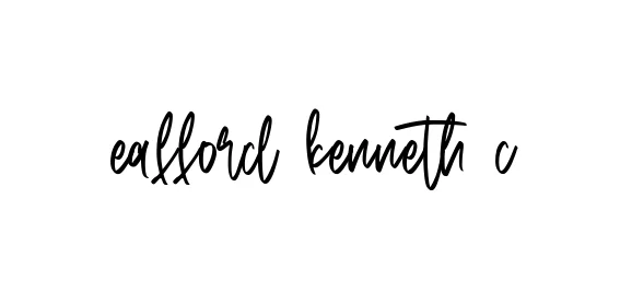 Handwritten Signature for Eafford-kenneth-c - Style 143 Online