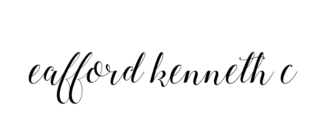 Handwritten Signature for Eafford-kenneth-c - Style 144 Online