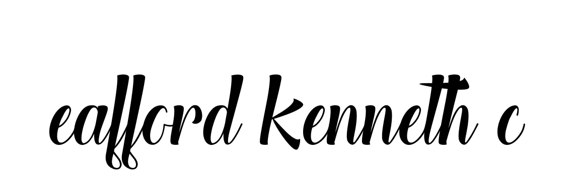 Handwritten Signature for Eafford-kenneth-c - Style 148 Online