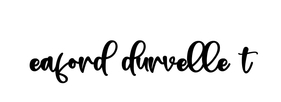Handwritten Signature for Eaford-durvelle-t - Style 136 Online