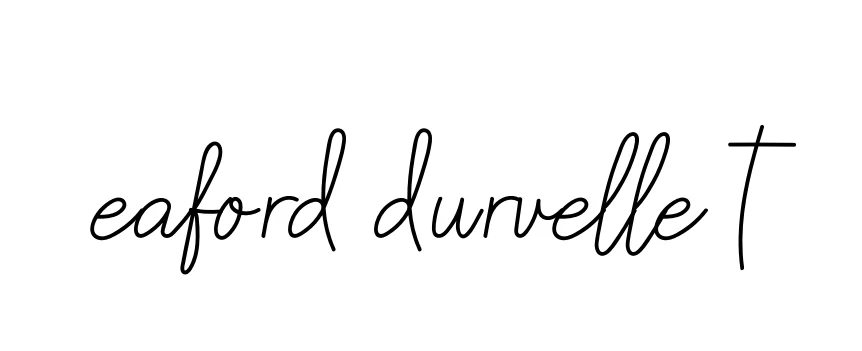 Handwritten Signature for Eaford-durvelle-t - Style 145 Online