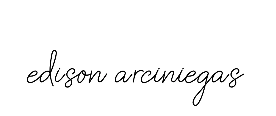 Handwritten Signature for Edison-arciniegas - Style 145 Online