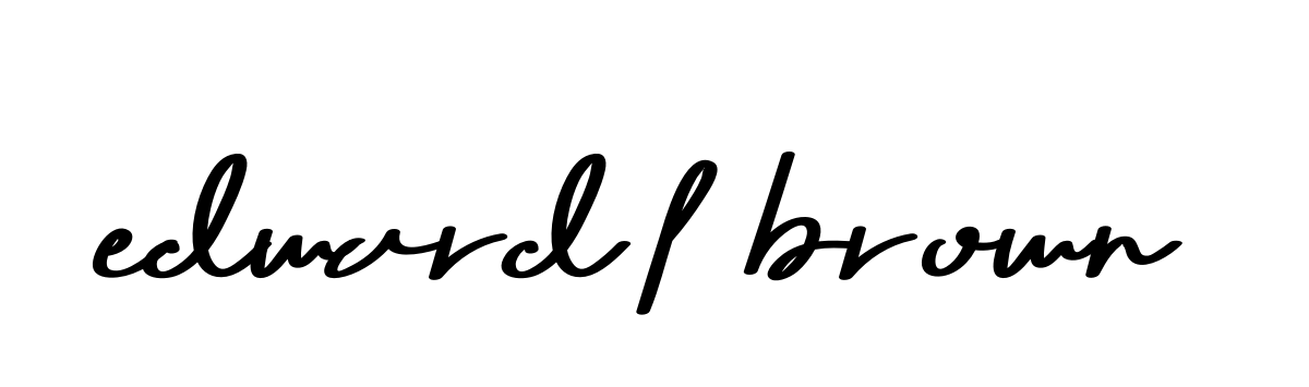 Handwritten Signature for Edward-l-brown - Style 135 Online