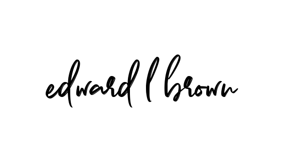 Handwritten Signature for Edward-l-brown - Style 141 Online
