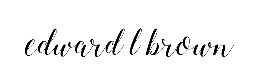 Handwritten Signature for Edward-l-brown - Style 144 Online