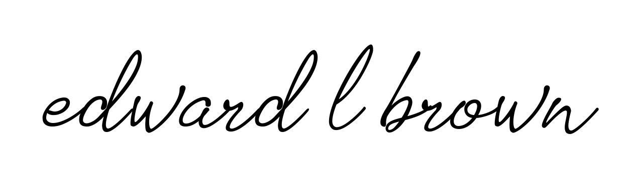 Handwritten Signature for Edward-l-brown - Style 151 Online
