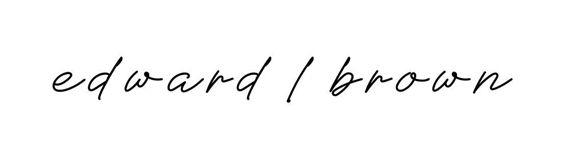 Handwritten Signature for Edward-l-brown - Style 152 Online