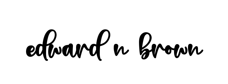 Handwritten Signature for Edward-n-brown - Style 136 Online