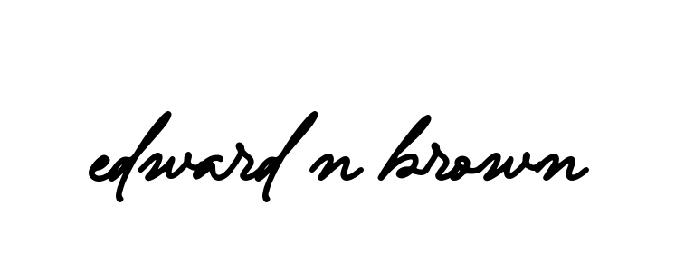 Handwritten Signature for Edward-n-brown - Style 137 Online