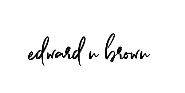 Handwritten Signature for Edward-n-brown - Style 141 Online