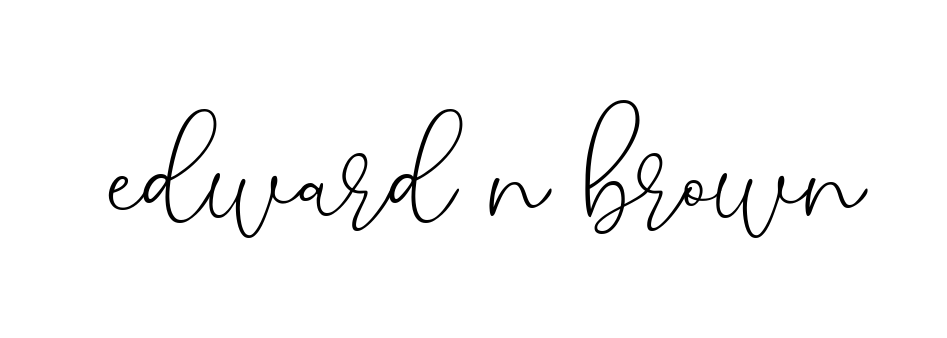 Handwritten Signature for Edward-n-brown - Style 147 Online