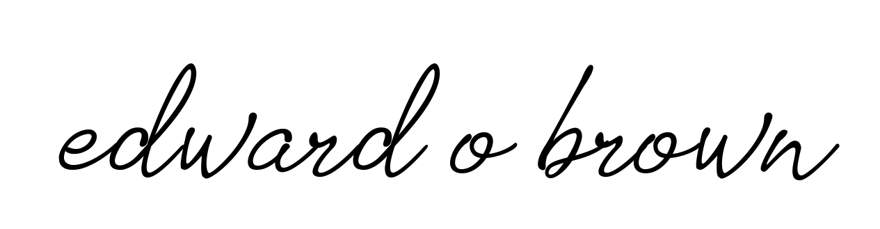 Handwritten Signature for Edward-o-brown - Style 151 Online