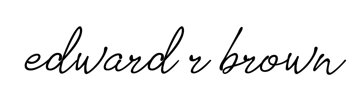 Handwritten Signature for Edward-r-brown - Style 151 Online