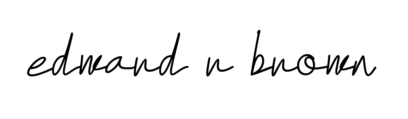 Handwritten Signature for Edward-r-brown - Style 155 Online