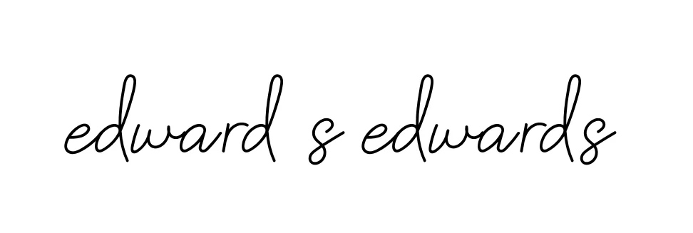 Handwritten Signature for Edward-s-edwards - Style 145 Online