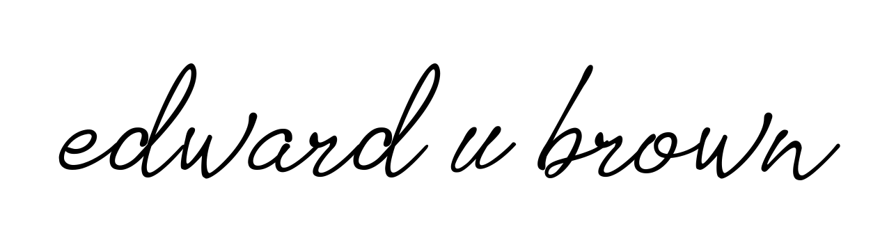 Handwritten Signature for Edward-u-brown - Style 151 Online