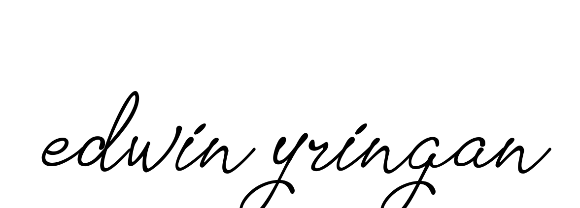Handwritten Signature for Edwin-yringan - Style 151 Online