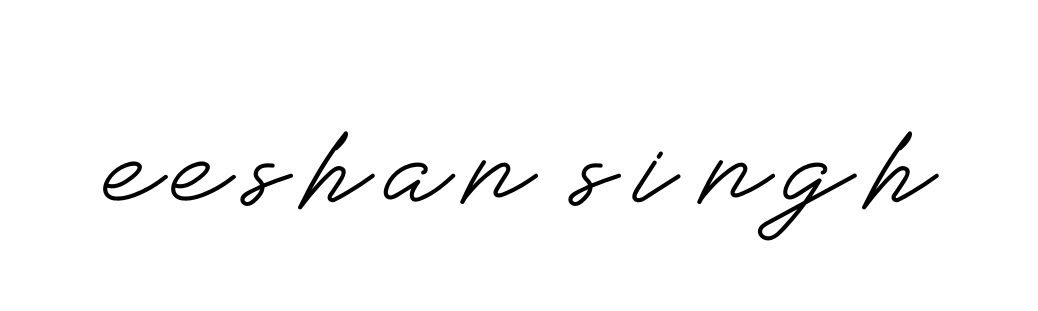 Handwritten Signature for Eeshan-singh - Style 152 Online