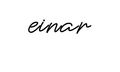 Einar signature