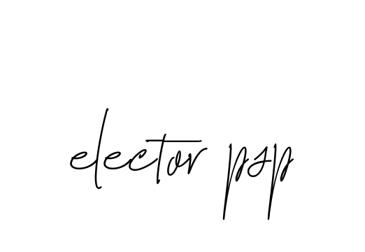 Elector-psp signature