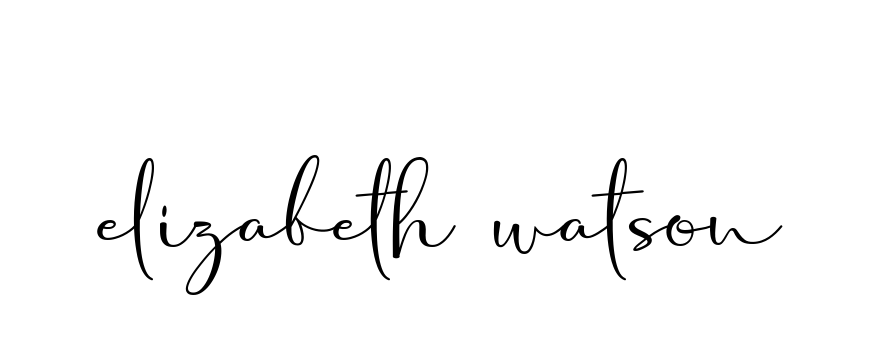 Elizabeth-watson signature