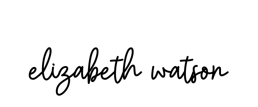 Elizabeth-watson signature