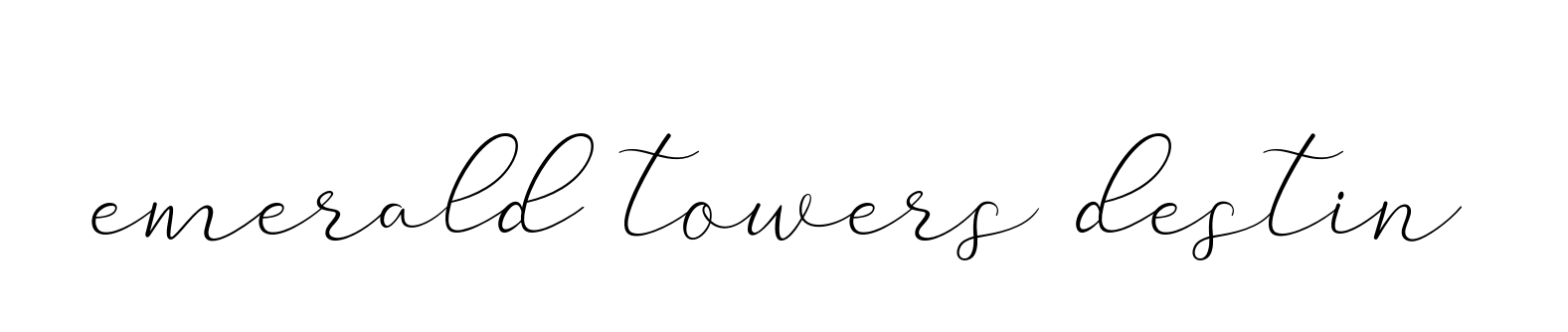 Emerald-towers-destin signature